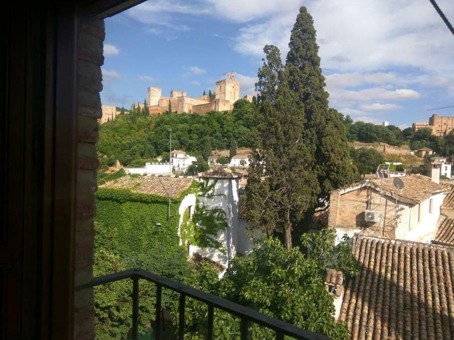 Stunning Alhambra View Balconies, In The Albayzin Lägenhet Granada Exteriör bild
